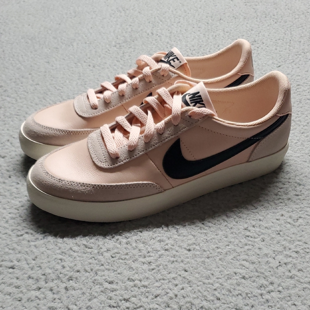 Nike Kid's Killshot 2 Blush Pink Low-Top Sneakers with Black Swoosh Size 6.5Y